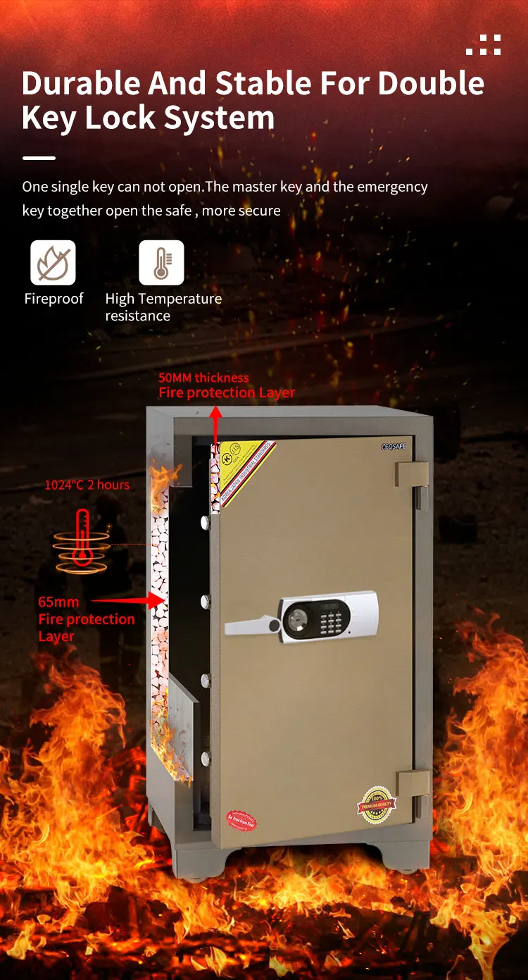 CEQSAFE High Quality Fireproof Safety Metal Safes Digital Electronic Safe Box supplier