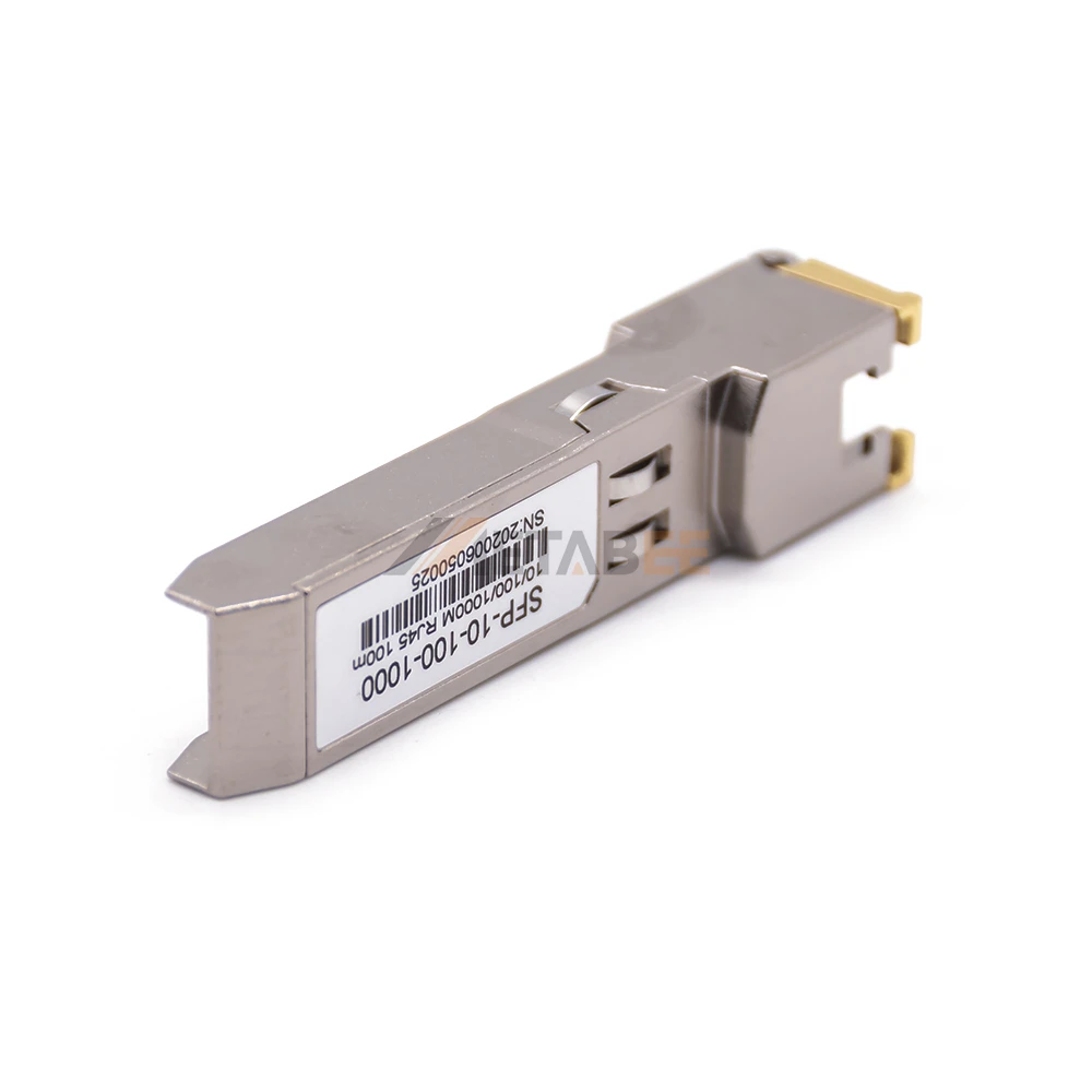 Fiber Optical SFP Transceiver Module Adaptive Copper SFP RJ45 10M 100M 1000M 100M Ip Router Ethernet 2 Port Iptv Box Ftth Router