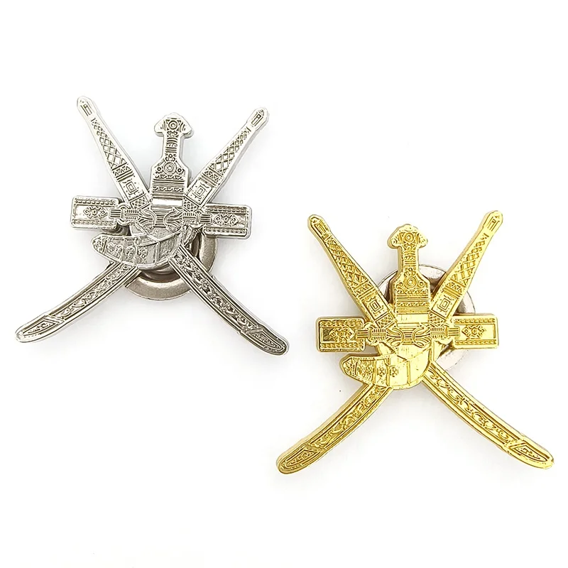 Fast Delivery Oman National Day Flag Enamel Pin Badge - Custom