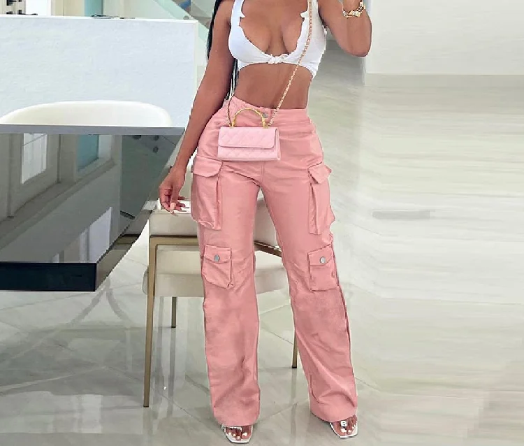バートン2020/21★Girl Elite Cargo PN★Punchy Pink/S★新品 S3989-new 2023 Fashion pink Cargo Pants Women Leather Pants