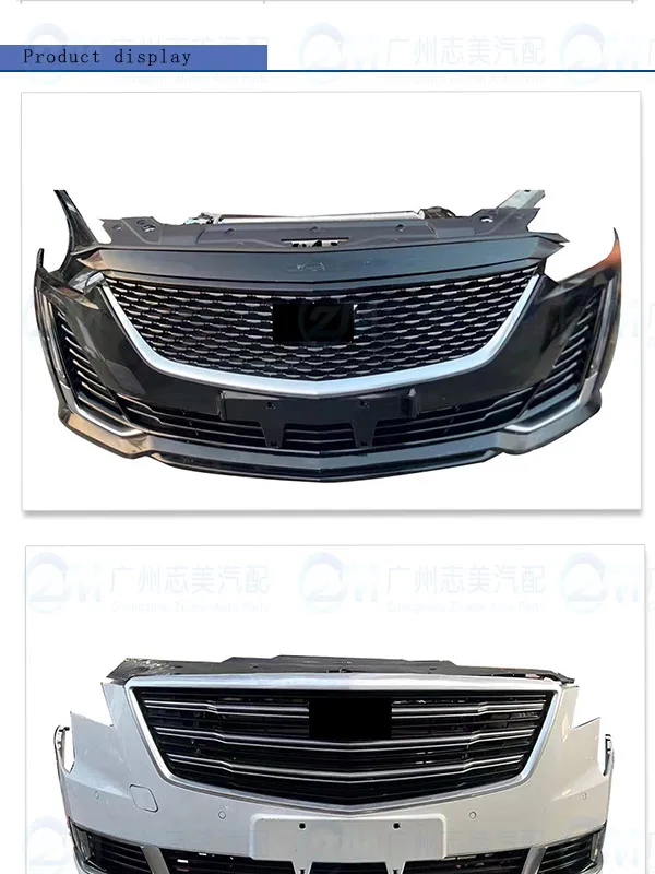 Series for Cadillac front bumper front car bumper plate LED headlight assembly Exterior Accessories Other Auto Parts