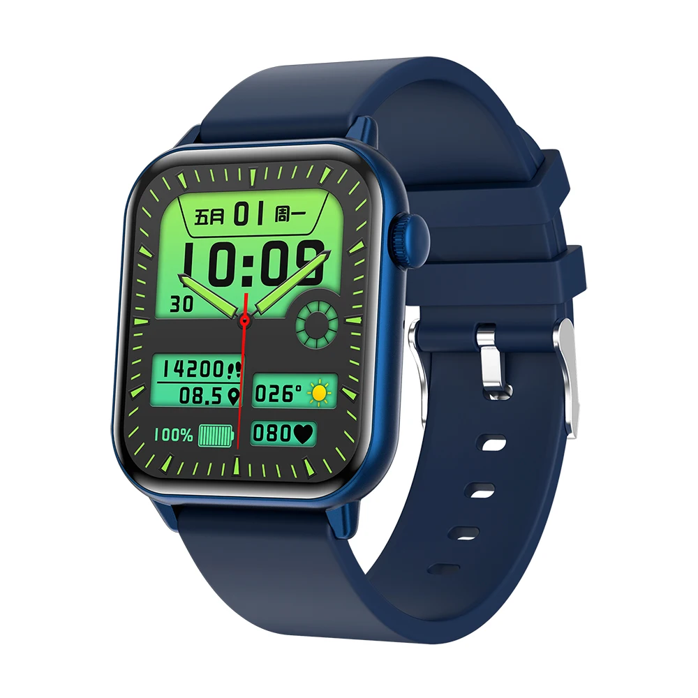 Tkyuan Smart Watch 2024 Newest Connect One Time for Bt Call Heart Rate Blood Pressure Spo2 Gloryfit Wrist Smartwatch