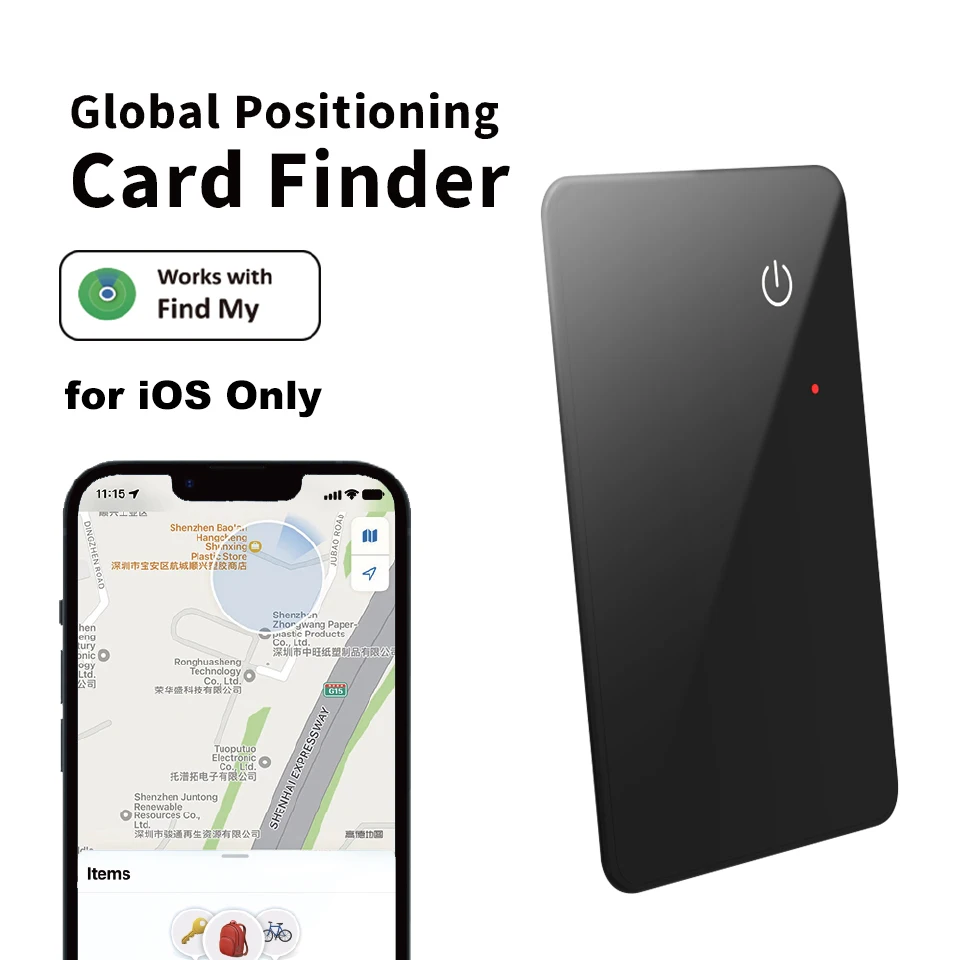 Wallet Card Finder Tracker Anti Lost Key Finder Locator Wireless Smart Finder Luggage Bag Bike MFI Certified Tag