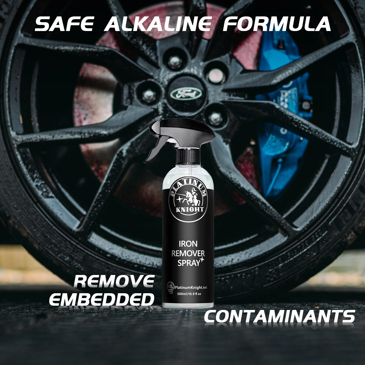 Iron Remover Spray - Safe Chemical Formula | Rapidly Dissolve Brake Dust, Rust & Oxidation | Restores Paint & Wheels!