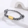 Milan rope white black