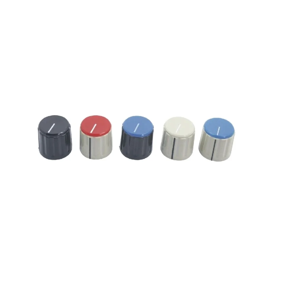 Skirted Inner Lock Plastic Potentiometer Knob Type Rotary Encoder Knob