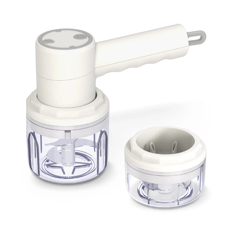 Миксер для взбивания яиц, портативный Перезаряжаемый от USB Многофункциональный ручной измельчитель для овощей и еды