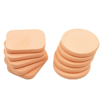Hot Selling High Quality Latex Edge Grinding Loose Foundation Wet And Dry Soft Makeup Puffs Sponge Cosmetic Powder Puff