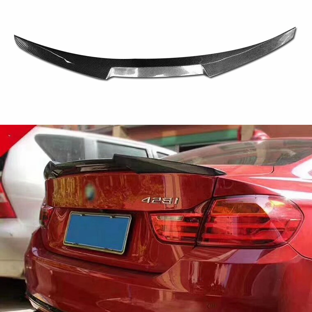 Painted 2016 ABS BMW F32 4-Series 2D Coupe M4 Type Trunk Spoiler Wing
