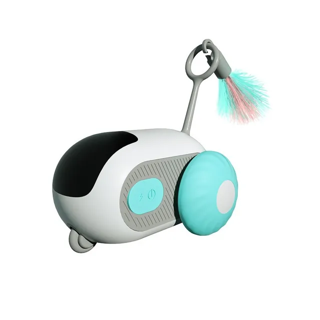 Smart Electric Cat Toy with Running Car Remote Control Self-Hi Exercise Wheels to Relieve Boredom Pet Teasing Mouse Stick