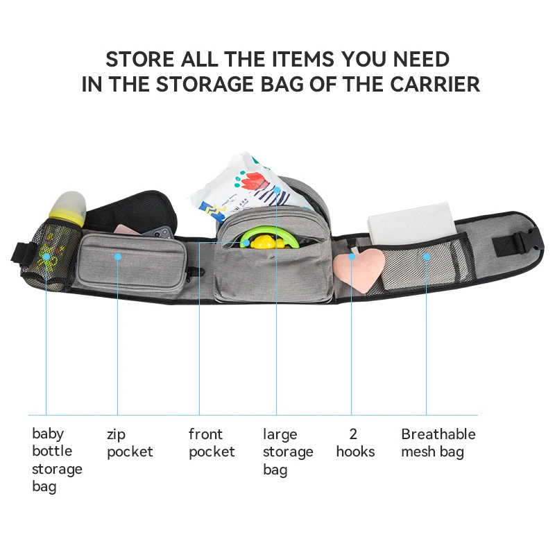 ODM OEM Factory Custom Durable Lightweight Newborn Toddler Hip Seat Carrier
