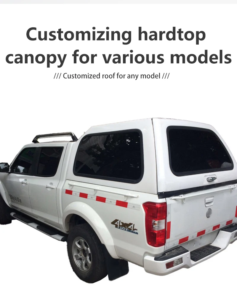 Pickup Truck Steel Dual Cab Hardtop Hardtop Topper Truck Canopy For