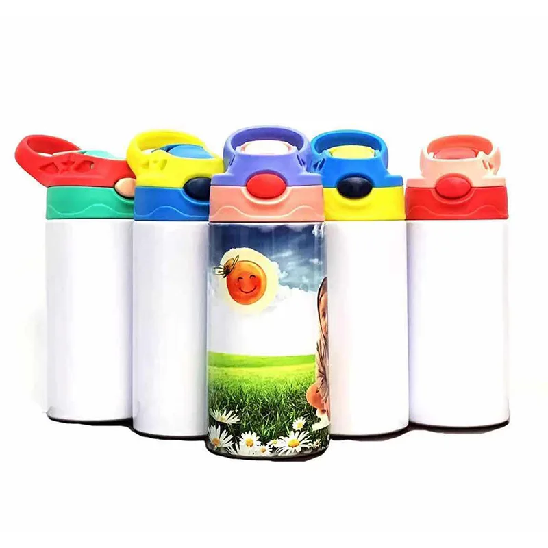 Us Warehouse 12oz 350ml Kids Sublimation Blank White Tumbler Double