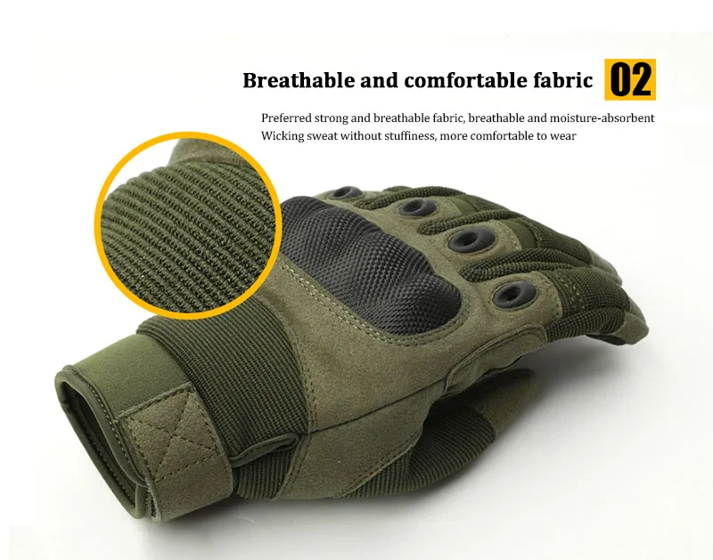New Style Outdoor Sport Workout motorcycle riding hunting Combat full Finger Tactical Gloves