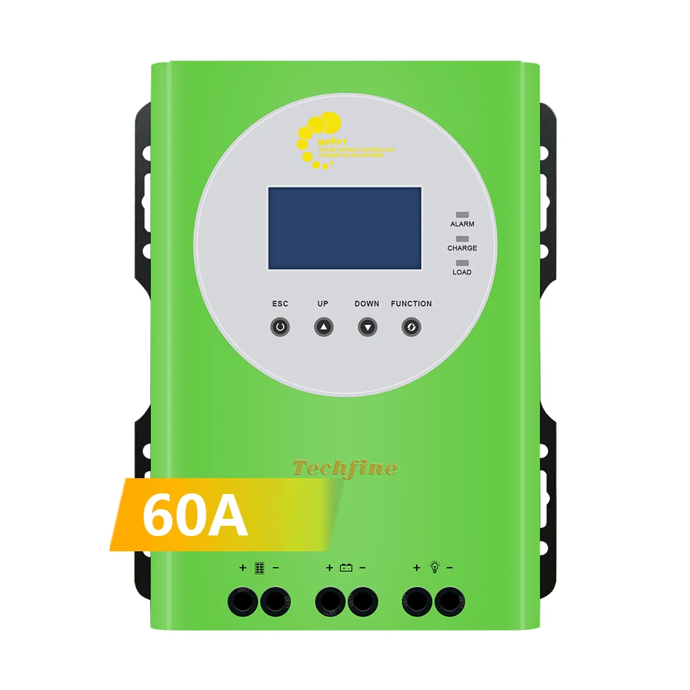 60A Solar Power Charge Controller 60Amp 12V/24V/48V Adjustable Solar Power MPPT