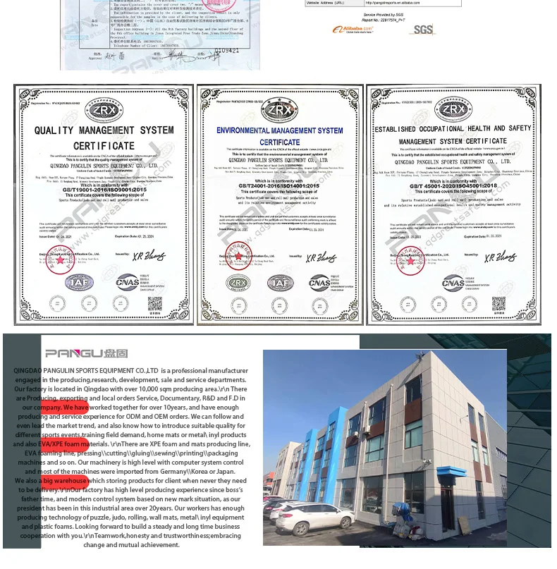 2023 Hot Selling Xpe Roll Out Bjj Mats Cheap Martial Arts Wushu Mat