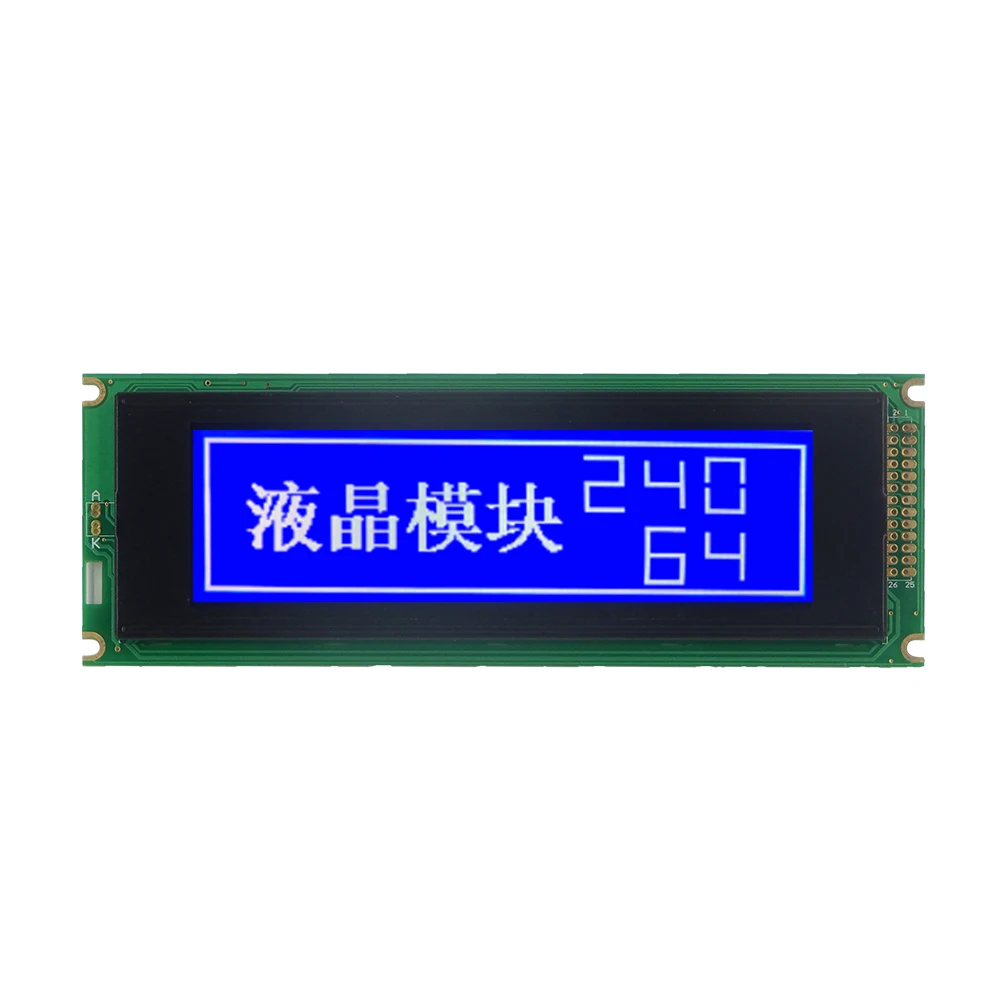 5.4 Inch 240x64 Dots Graphic LCD Module - STN Negative Display