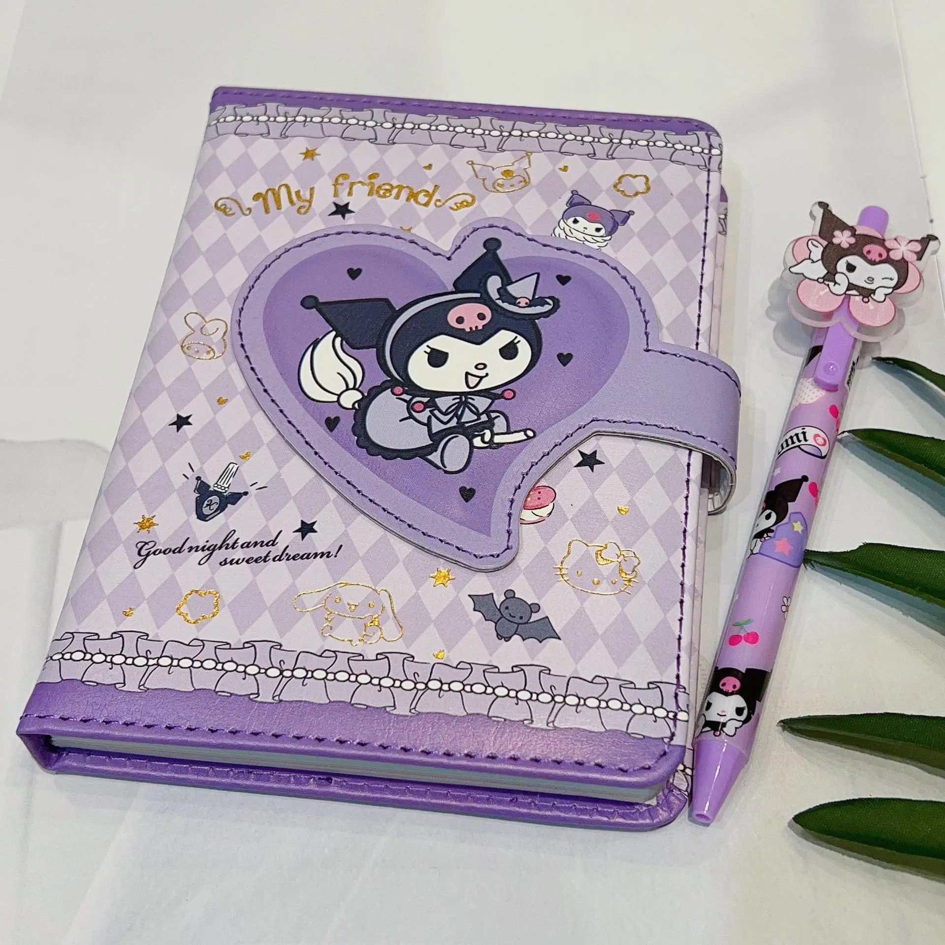 Zg- Sanrio Stationary Kawaii Kuromi My Melody Note Pad Notebook Set 