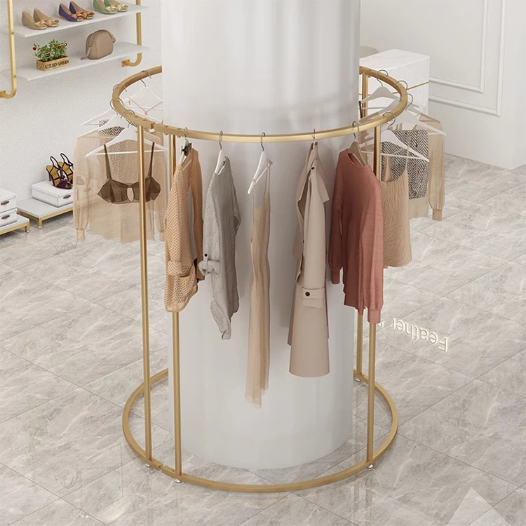 Alibaba.com: Semi-circle Island Gold Wrought Iron Rack Display, Floor ...
