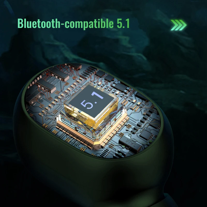 Игровая гарнитура G7S 5,1 TWS, беспроводные наушники с шумоподавлением и светодиодным дисплеем, игровые наушники с низкой задержкой