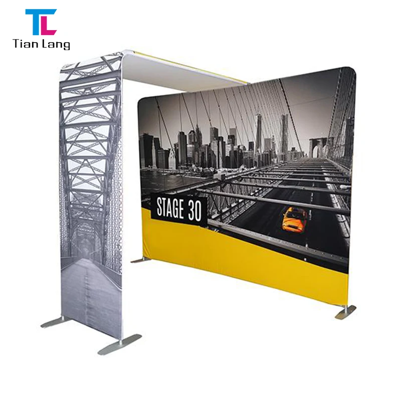 Tian Lang 8x8ft Single Sides Logo Display Exhibition Booth Display ...