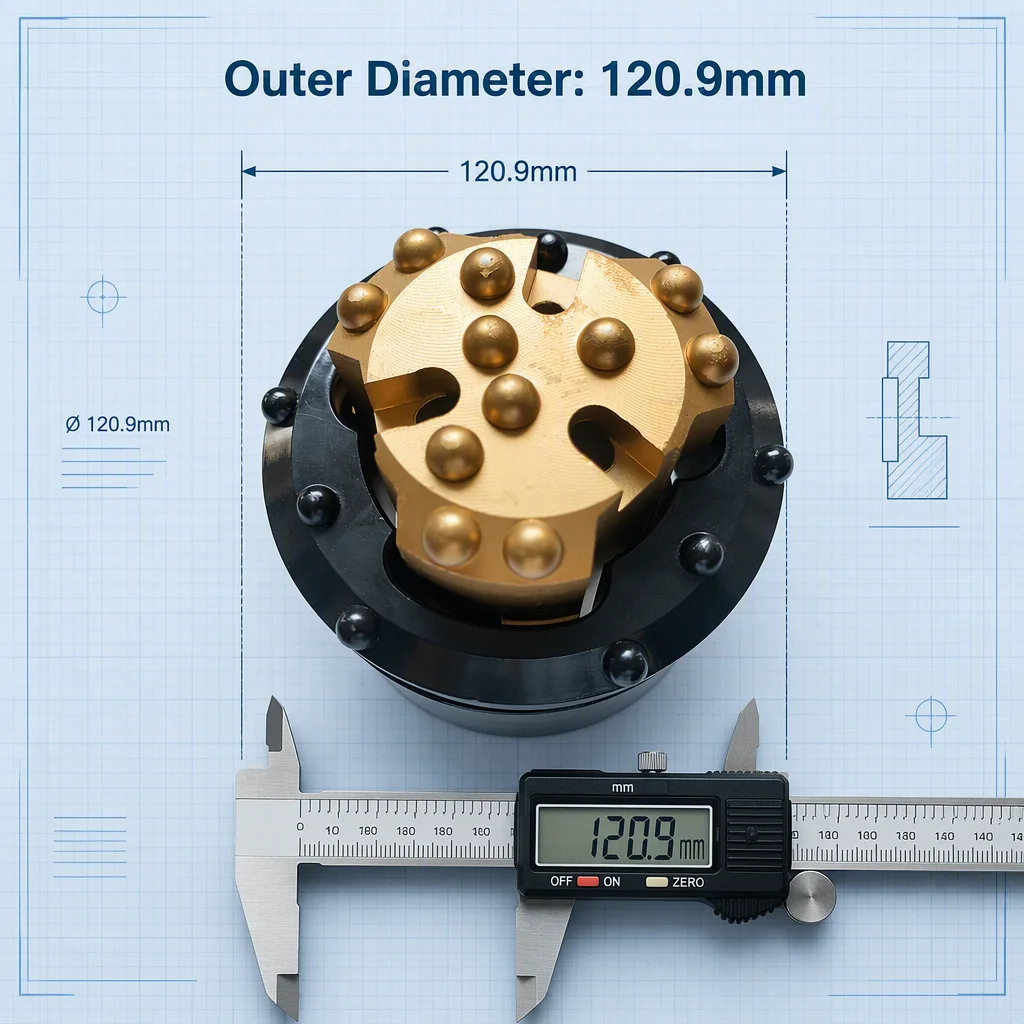 Concentric Casing Ring Bit, Symmetrix Overburden Drilling Bit for Tunnel Forepoling & Foundation Drilling