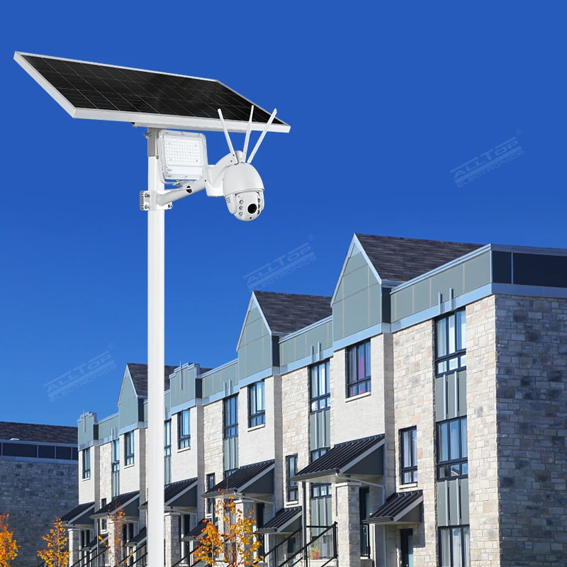 ALLTOP новый дизайн 1080P wifi cctv наружный Солнечный прожектор с камерой
