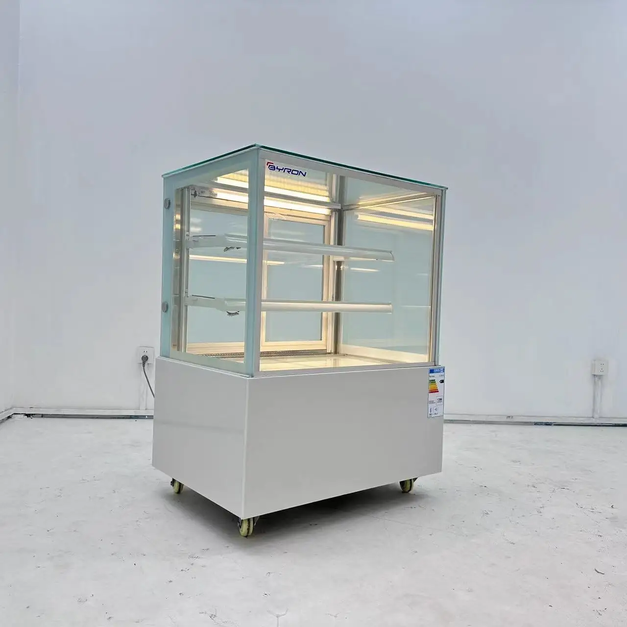 Small Refrigeratedcake Display Stand Display Refrigerator for Cake Shop Cake Round Cake Display Refrigerator