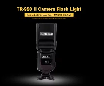 Triopo DSLR Camera Flash Light TR-950ii + G4 TR950 II Universal Flash Hot Shoe Speedlite Manual detail image