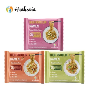 29g Protein Ramen Teriyaki Chicken Flavor Vegan Non Fried High Protein Noodles