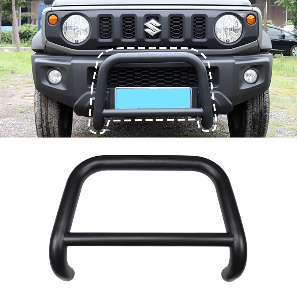 Black Steel Front Bumper 4x4 Pickup Trucks Bull Bar Guard Protective