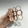 Three-finger ring back clip holder - Gold