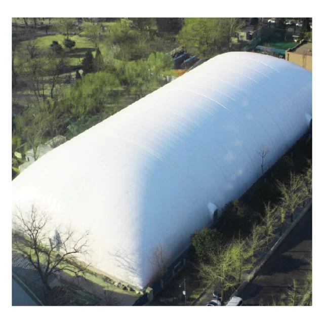 Very environmentally friendly air domes customized membrance structure for tennis court facilities and football field covers