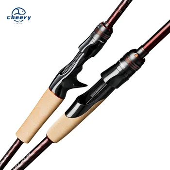 Cheery 30+24T Carbon Cloth Carbon Fiber Fishing Rod Super Hard Spinning Casting Rod Reel Set – Hard Lure – view 2