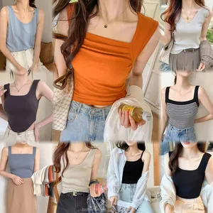 Women's New Fashion Halter Vest Wholesale Navel Dew Vest for Teenagers