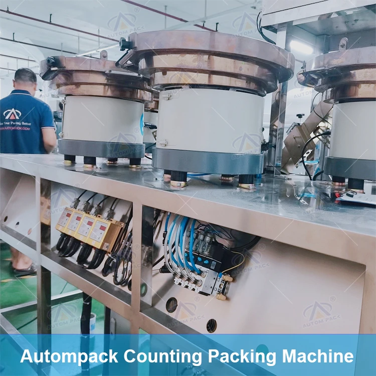 Factory Counting / Sorting Hardware Fittings Bolt Screws Fastener Bullet Screw Mixed Plastic Bag Counting Packing Machine