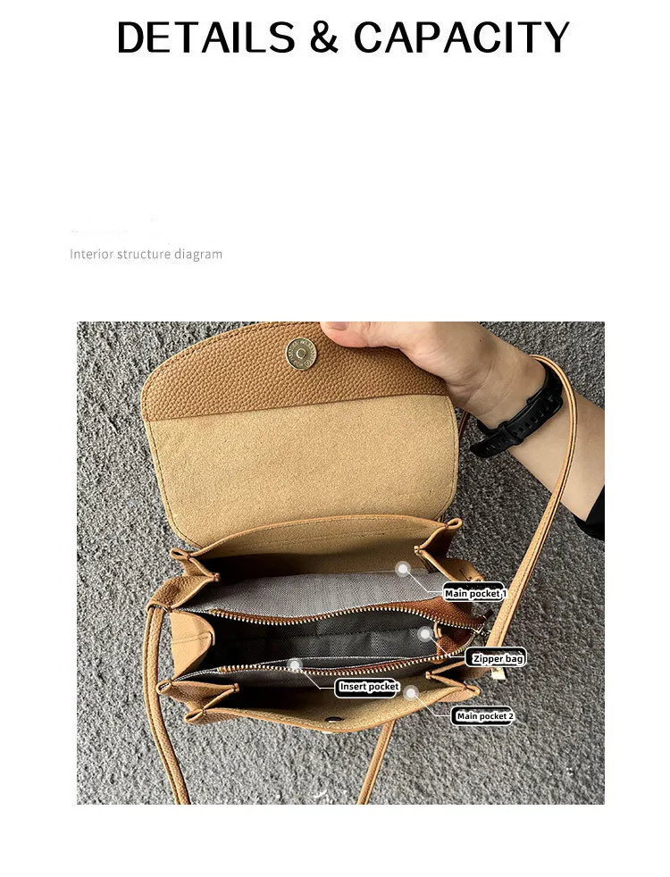Bestselling Soft Genuine Leather Women's Crossbody Bag Simple Fashion