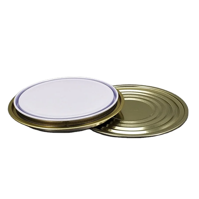 178mm Paint Tin Can Components Gold Lacquer For 5l Round Tin Can Lids
