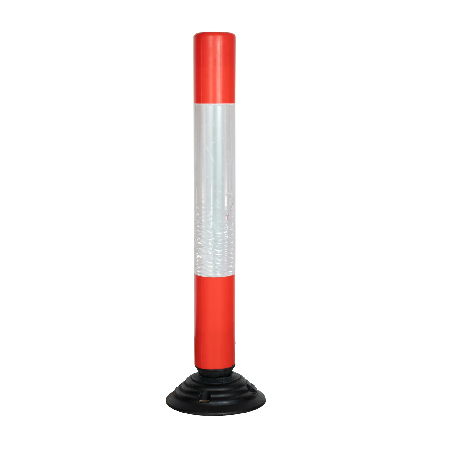 Height 50/80/120cm PE Traffic Warning Post Plastic Delineator Bollards