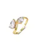 Moissanite 2,5 ct + certificat GRA plaqué or