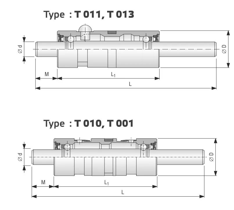 Rotor Spindles T34DN/T010 T011 T013 T001 Rotor Spindle Bearing Rotor Bearing for Spinning Machines supplier