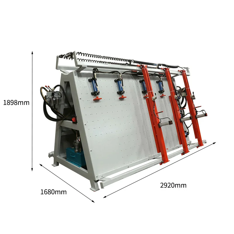 TEBAK Cabinet Frame Making Assembly Machine Two-sided Woodworking Window Door Frame Assembly Machine