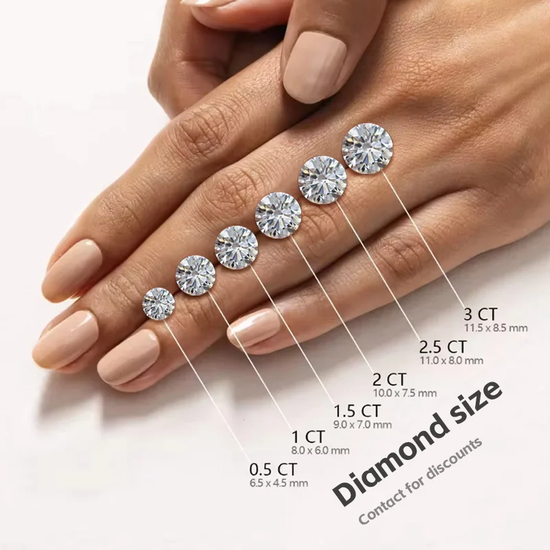 Wholesale Lot Of Loose CVD Lab-Grown Diamonds - 6mm Round, D Color, IF Clarity, AGL Certified