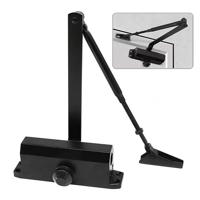 Commercial Spring Door Closer Hydraulic Automatic Sprayed Aluminum Door