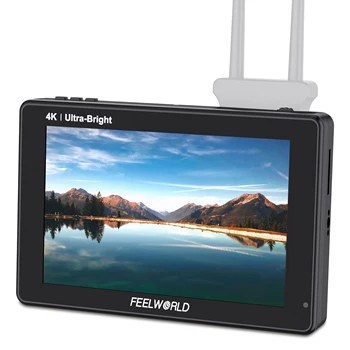 FEELWORLD LUT7SPRO 7" 2200nits 3D LUT TouchScreen SDI Camera Monitor F970 Battery Plate for Wireless Transmitter