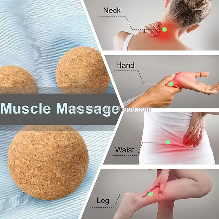 Sp Cork Ball Yoga Ball Massage Ball Hot-sale Eco-friendly Bodybuilding ...
