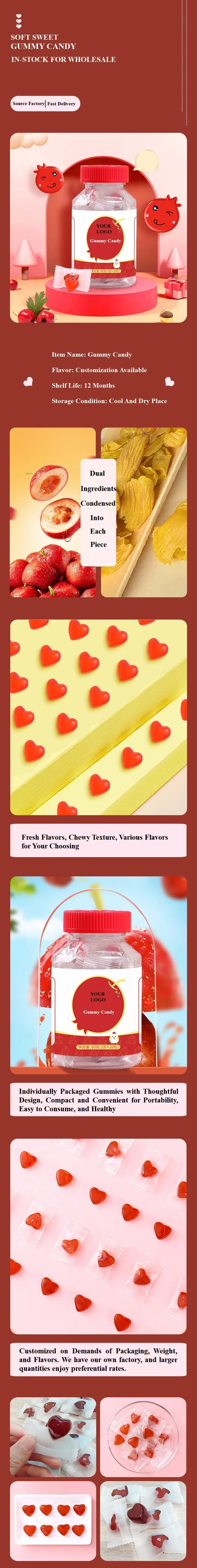 Iso Certified With Haccp Certificates Carrageenan Pectin Halal Gummy