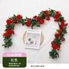 Vides de rosas rojas de 10 cabezas con púas.