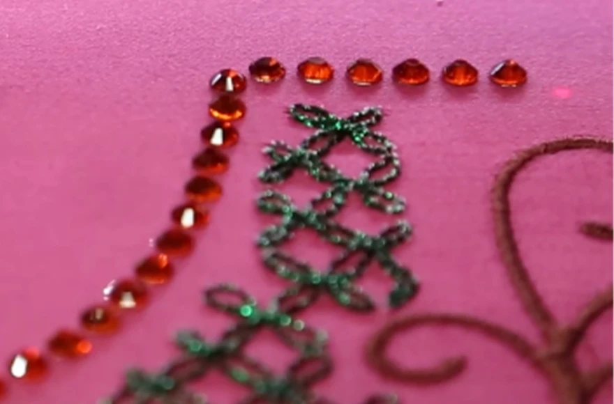 Richpeace Computerized Mixed Rhinestone Embroidery Machine