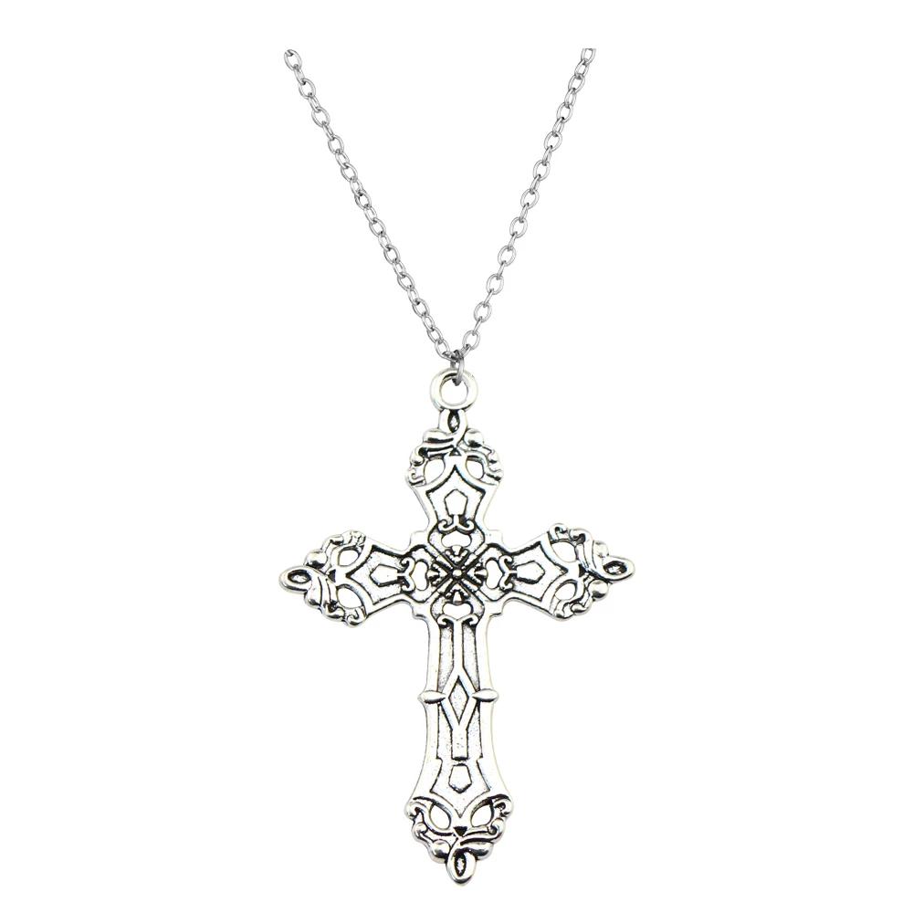 Vintage cross clearance pendant necklaces